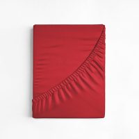 Katoenen Hoeslaken Rood 140 x 200