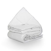 Percale Cotton Touch Verkoelend Enkel Dekbed Wit - 240X220