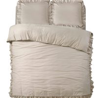 Ruffles Taupe 200 x 200/220
