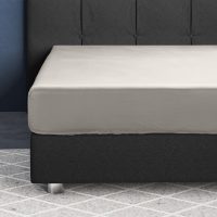 Satijnen Hoeslaken Creme 90 x 220