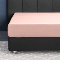 Satijnen Hoeslaken Roze 160 x 200