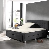 Splittopper Katoen Hoeslaken Creme 180 x 200