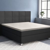 Topper Satijn Hoeslaken Creme 90 x 220