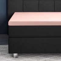 Topper Satijn Hoeslaken Roze 90 x 200