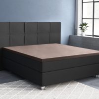 Topper Satijn Hoeslaken Taupe 160 x 220