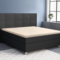 Topper Satijn Hoeslaken Zand 90 x 220
