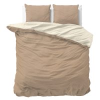 Twin Face Creme/Taupe 140 x 220