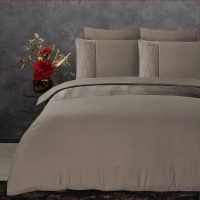 Velvet Crossline Taupe 140 x 200/220