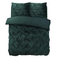 Velvet Pintuck Groen 240 x 200/220