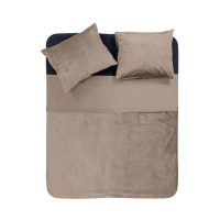 Velvet Piping Taupe / Grijs 240 x 220