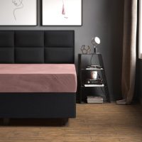 Velvet hoeslaken Oud Roze 90 x 200