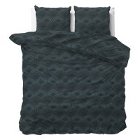 Wavey Navy 200 x 200/220